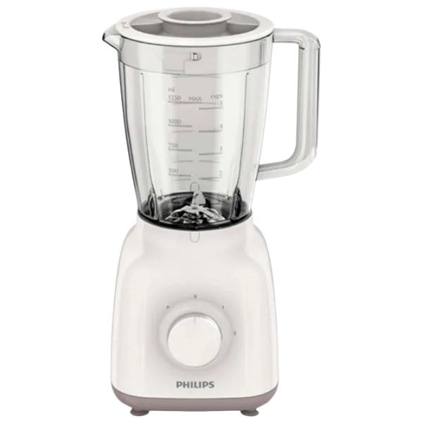 Стационарный блендер Philips HR2100/00 400 Вт / Белый photo 1