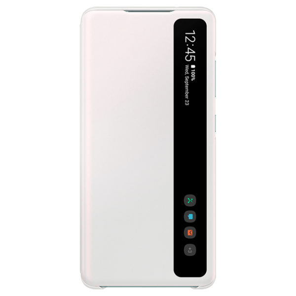 Чехол для смартфона Samsung Galaxy S20 FE Samsung/ Flip Smart View/ PC/ PU/ Белый photo 1
