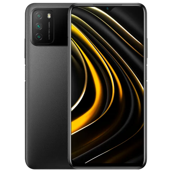 Poco M3 4 GB/ 64 GB/ Dual SIM/ Black  photo 1 Poco M3 4 GB/ 64 GB/ Dual SIM/ Black  photo 1