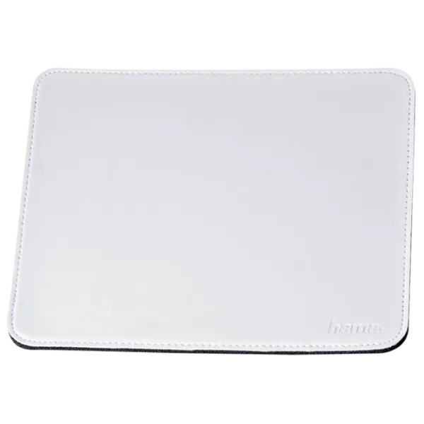 Covoraș pentru mouse Hama Leather Look White photo 1