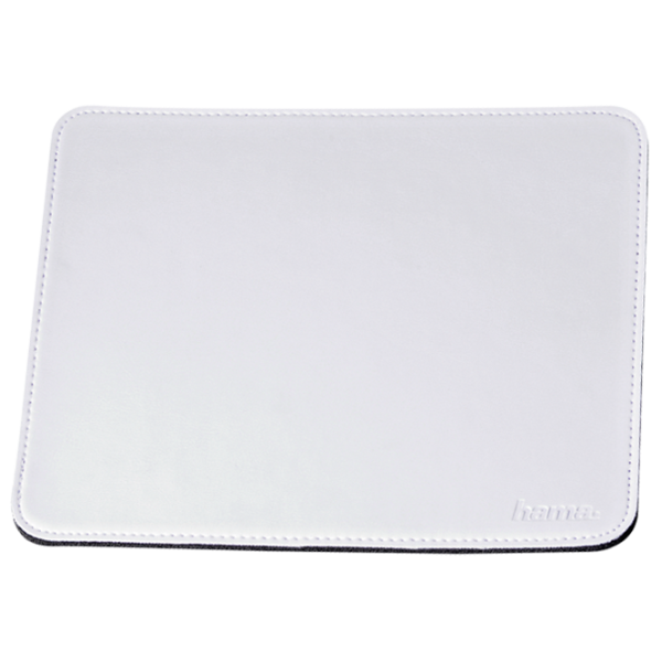 Covoraș pentru mouse Hama Leather Look White photo 1