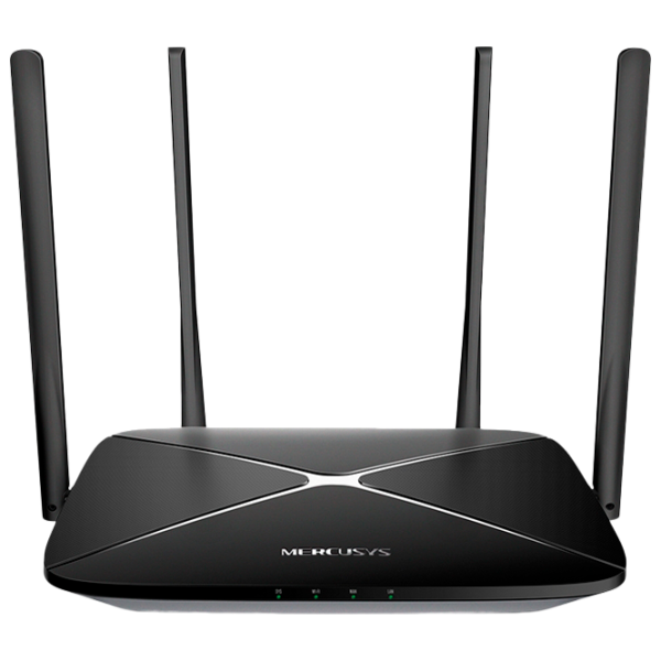 Wi-Fi Router Mercusys AC12G 300 Mbit/ s/ 867 Mbit/ s/ Black photo 1