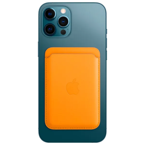 Чехол-бумажник Apple iPhone 12 - 14 All Apple/ MagSafe Back/ Кожа/ California Poppy Коричневый photo 1