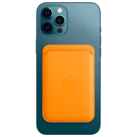 Husă Portmoneu Apple iPhone 12 - 14 All Apple/ MagSafe Back/ Piele/ California Poppy Brown