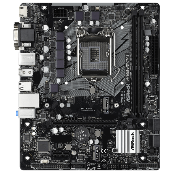 Placă de bază ASRock H410M-HDV/ M.2 mATX/ Intel H410 photo 1