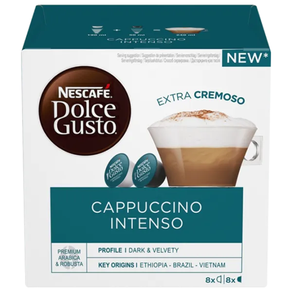 Кофе Nescafe Dolce Gusto Cappuccino Intenso Капсулы/ Intenso/ 16 капсул photo 1