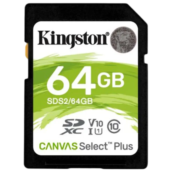 Карта памяти Kingston Canvas Select Plus U1 64 ГБ SD/ Plus U1 photo 1