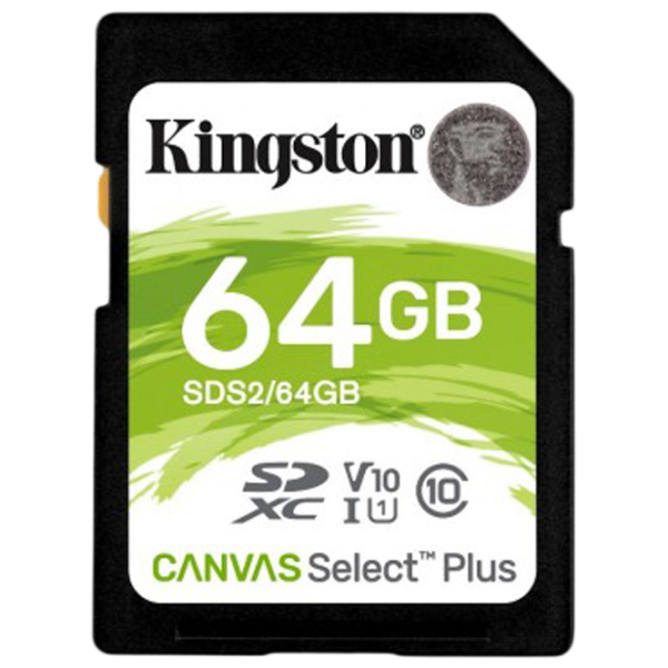 Карта памяти Kingston Canvas Select Plus U1 64 ГБ SD/ Plus U1 photo 1