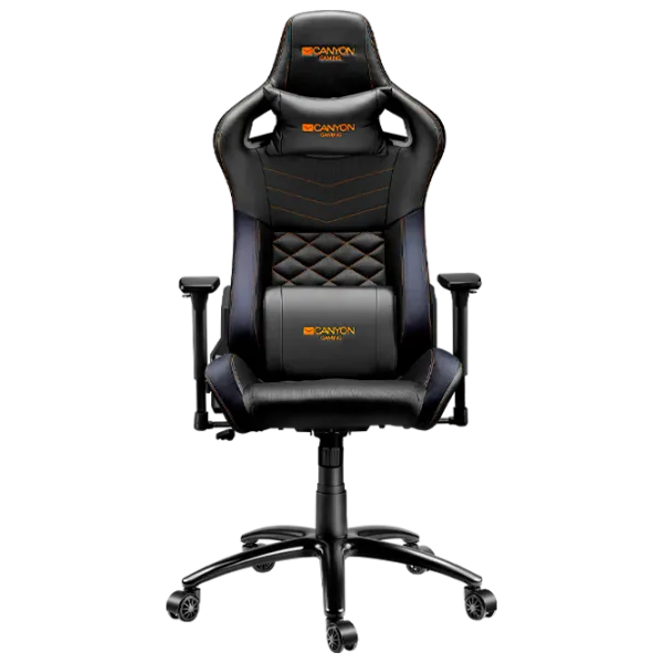 Scaun Gaming Canyon Nightfall Orange Black photo 1