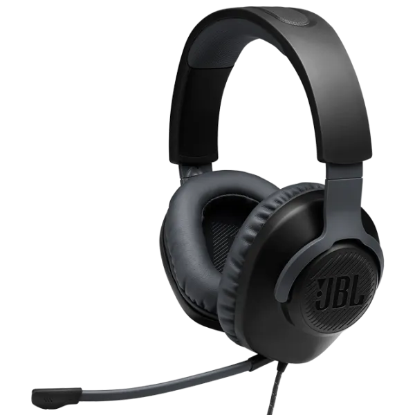 Căști JBL Quantum 100 Black Cu fir/ Gaming photo 1