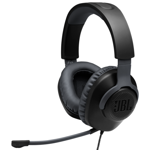 Căști JBL Quantum 100 Black Cu fir/ Gaming photo 1