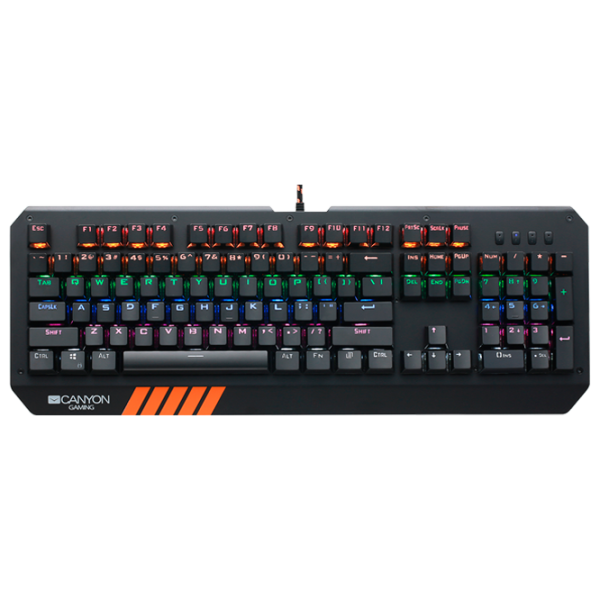 Tastatură Canyon Hazard CND-SKB6 Cu fir/ Black photo 1 Tastatură Canyon Hazard CND-SKB6 Cu fir/ Black photo 1