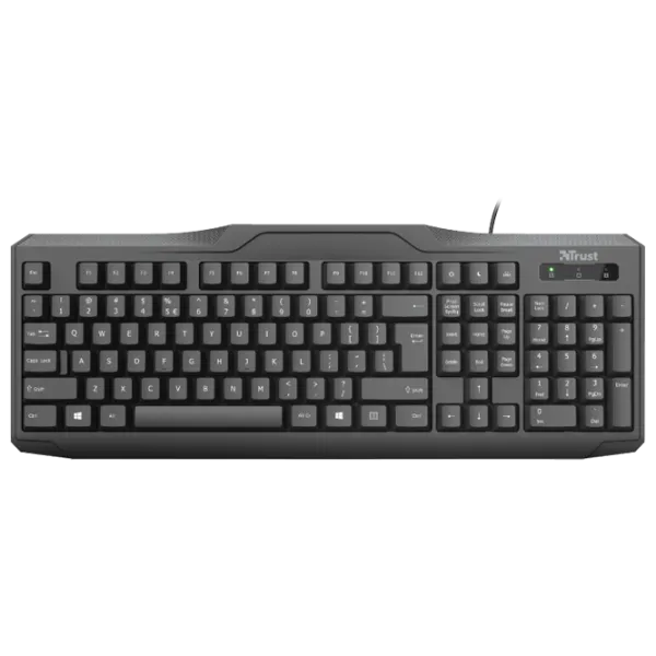 Tastatură Trust ClassicLine Cu fir/ Black photo 1