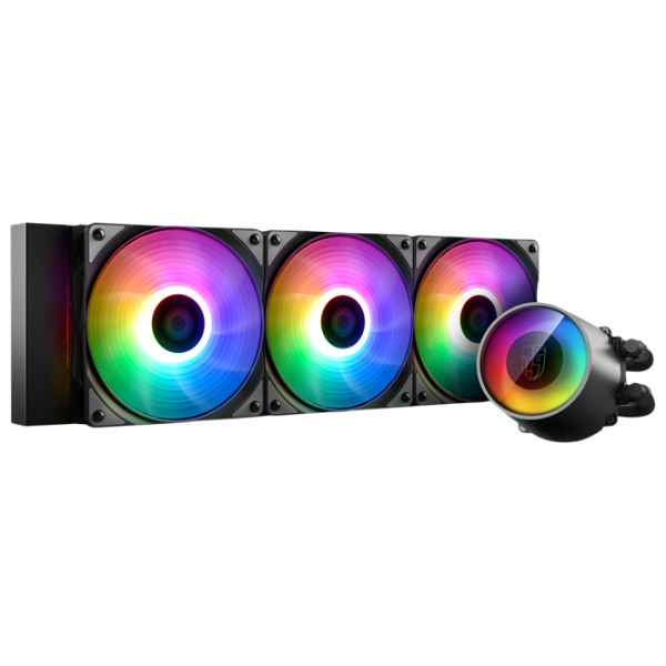 Жидкостное охлаждение Deepcool CASTLE 360RGB V2 Гидродинамический/ 1800 об/ мин photo 1 Жидкостное охлаждение Deepcool CASTLE 360RGB V2 Гидродинамический/ 1800 об/ мин photo 1