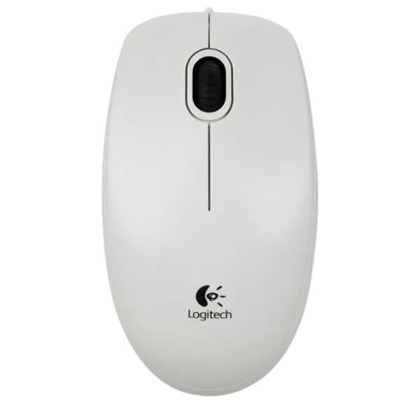 Mouse Logitech B100 White photo 1