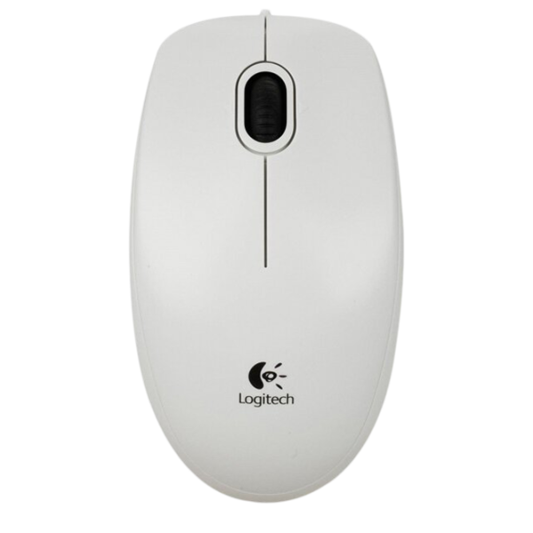 Mouse Logitech B100 White photo 1