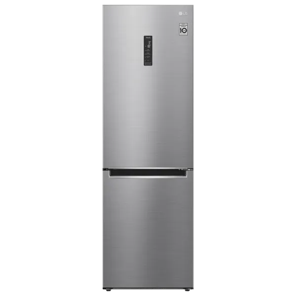 Frigider LG GA-B459MMQM cu congelator jos LINEARCooling/MetalFresh/DoorCooling+/Inox photo 1