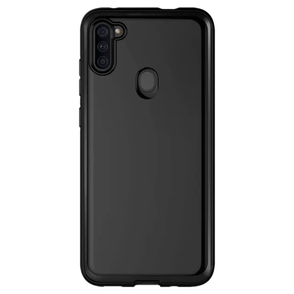 Чехол для смартфона Samsung Galaxy A11 Samsung/ Back/ TPU/ Прозрачный Черный photo 1 Чехол для смартфона Samsung Galaxy A11 Samsung/ Back/ TPU/ Прозрачный Черный photo 1