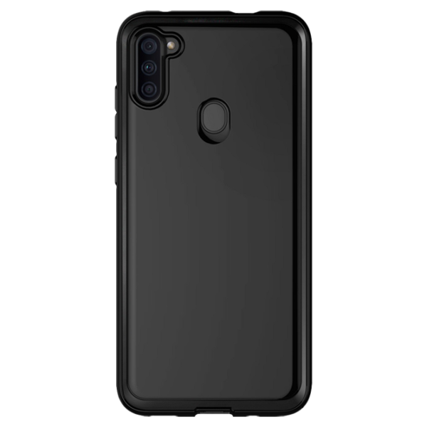 Чехол для смартфона Samsung Galaxy A11 Samsung/ Back/ TPU/ Прозрачный Черный photo 1 Чехол для смартфона Samsung Galaxy A11 Samsung/ Back/ TPU/ Прозрачный Черный photo 1