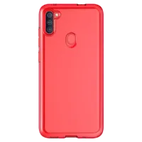 Чехол для смартфона Samsung Galaxy A11 Samsung/ Back/ TPU/ Прозрачный Красный