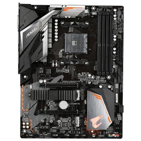 Placă de bază Gigabyte B450 AORUS ELITE V2 1.0 ATX/ AMD B450 photo 1
