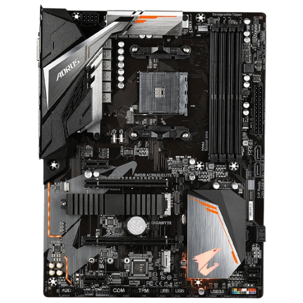 Placă de bază Gigabyte B450 AORUS ELITE V2 1.0 ATX/ AMD B450 photo 1