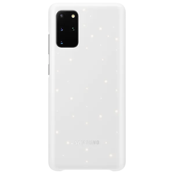 Husă pentru smartphone Samsung Galaxy S20+ Samsung/ Led Cover/ Silicon/ White photo 1