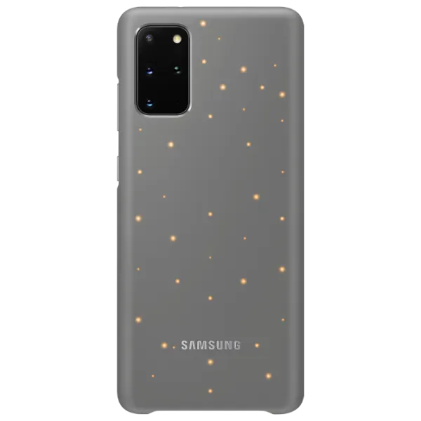 Husă pentru smartphone Samsung Galaxy S20+ Samsung/ Led Cover/ Silicon/ Gray photo 1