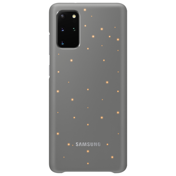 Husă pentru smartphone Samsung Galaxy S20+ Samsung/ Led Cover/ Silicon/ Gray photo 1