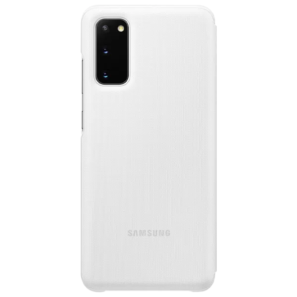 Чехол для смартфона Samsung Galaxy S20 Samsung/ LED Flip Wallet/ Силикон/ Белый photo 1