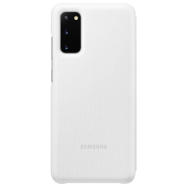 Чехол для смартфона Samsung Galaxy S20 Samsung/ LED Flip Wallet/ Силикон/ Белый photo 1