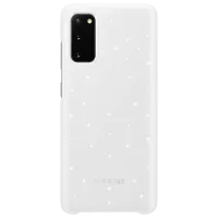 Husă pentru smartphone Samsung Galaxy S20 Samsung/ Led Cover/ Silicon/ White