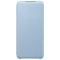 Чехол для смартфона Samsung Galaxy S20 Samsung/ LED Flip Wallet/ Силикон/ Синий