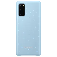 Чехол для смартфона Samsung Galaxy S20 Samsung/ Led Cover/ Силикон/ Синий