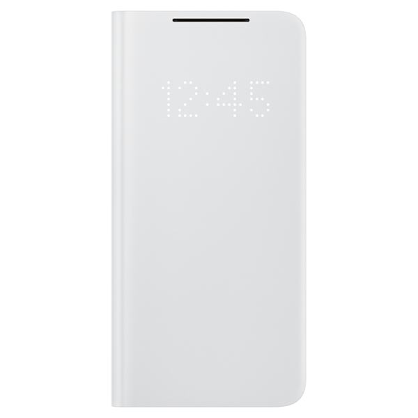 Husă pentru smartphone Samsung Galaxy S21 Samsung/ Smart Led View/ PC/ Light Gray photo 1
