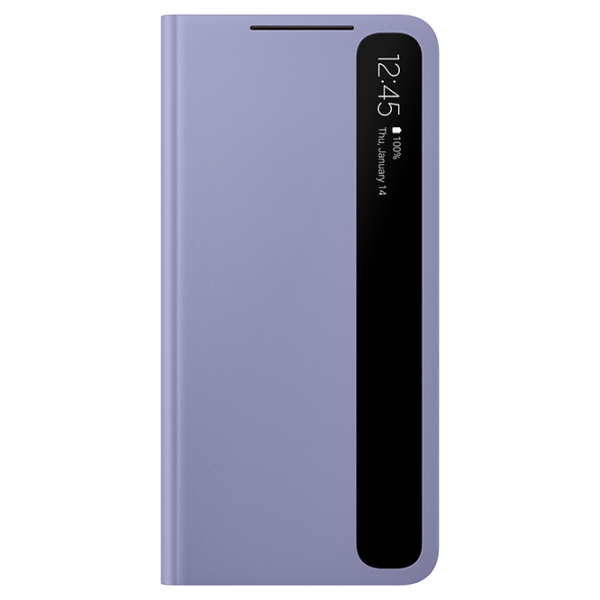 Чехол для смартфона Samsung Galaxy S21 Samsung/ Flip Cover/ PC/ PU/ Серый Пурпурный photo 1