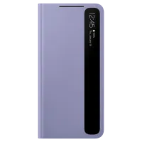 Чехол для смартфона Samsung Galaxy S21 Samsung/ Flip Cover/ PC/ PU/ Серый Пурпурный