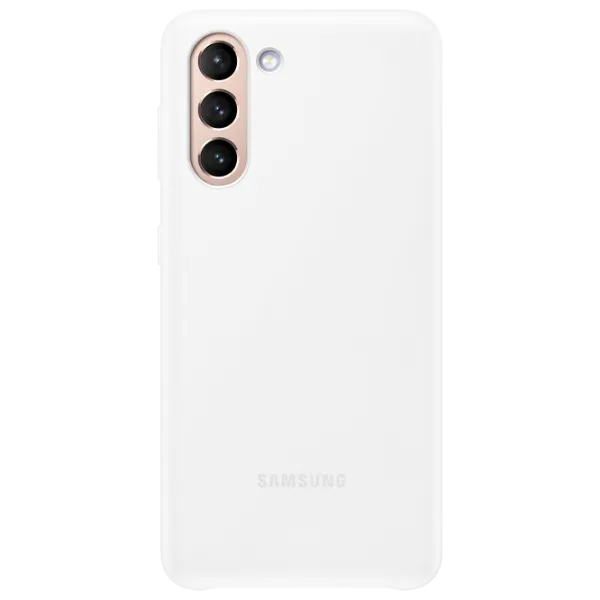 Чехол для смартфона Samsung Galaxy S21 Samsung/ Smart Led Cover/ PU/ Белый photo 1