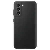 Чехол для смартфона Samsung Galaxy S21+ Samsung/ Back/ Кожа/ Черный
