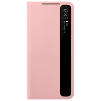 Чехол для смартфона Samsung Galaxy S21+ Samsung/ Чехол книжка/ PC/ PU/ Серый Розовый