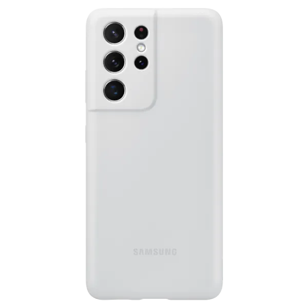 Чехол для смартфона Samsung Galaxy S21 Ultra Samsung/ Back/ TPU/ Светлый Серый photo 1