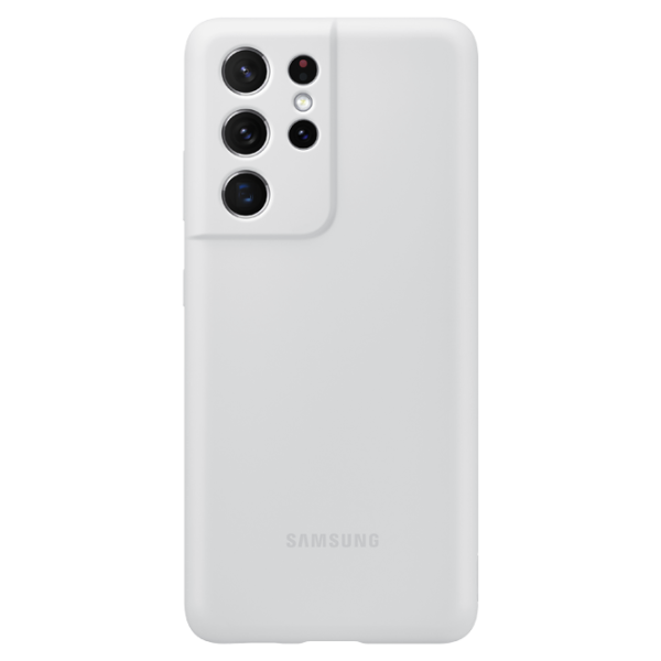 Чехол для смартфона Samsung Galaxy S21 Ultra Samsung/ Back/ TPU/ Светлый Серый photo 1