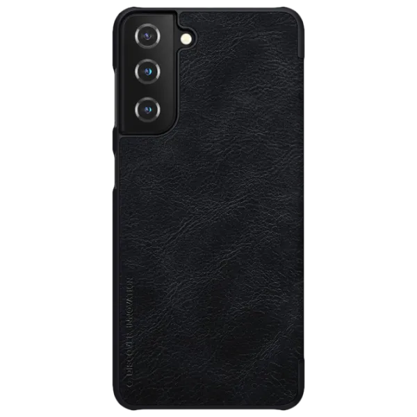 Чехол для смартфона Samsung Galaxy S21 Nillkin/ Flip Cover/ Кожа/ Черный photo 1