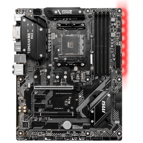 Placă de bază MSI B450 TOMAHAWK MAX II ATX/ AMD B450 photo 1