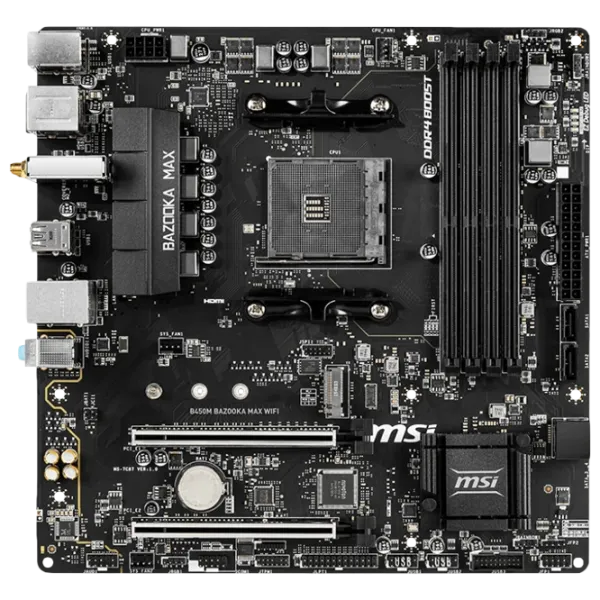 Placă de bază MSI B450M BAZOOKA MAX WIFI micro ATX/ AMD B450 photo 1