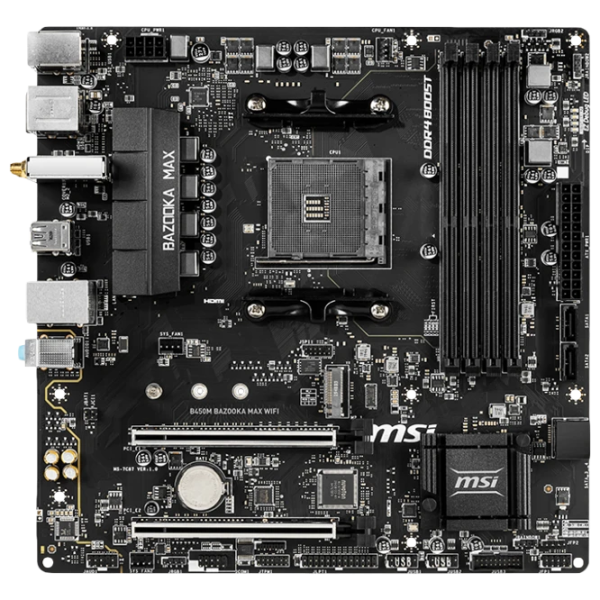 Placă de bază MSI B450M BAZOOKA MAX WIFI micro ATX/ AMD B450 photo 1