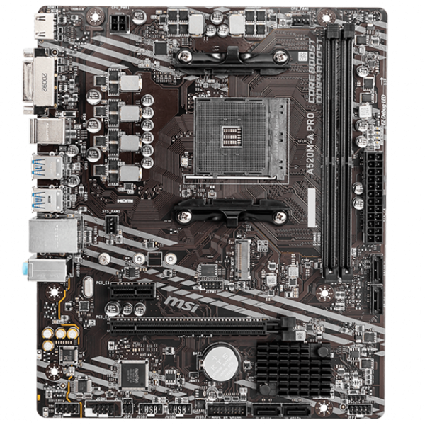 Материнская плата MSI A520M-A PRO mATX/ AMD A520 photo 1