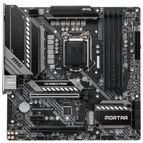 Placă de bază MSI MAG B460M MORTAR Gaming/ mATX/ intel B460M photo 1