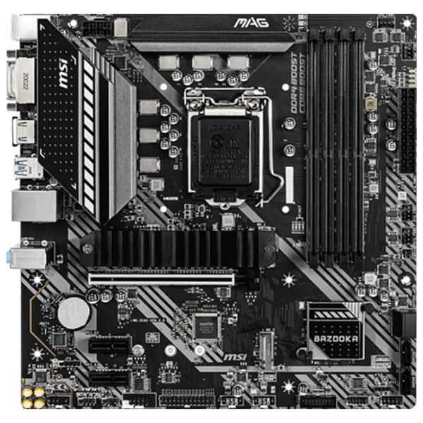 Материнская плата MSI MAG B460M BAZOOKA Игровая/ mATX/ intel B460M photo 1