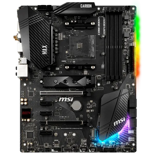 Материнская плата MSI B450 GAMING PRO CARBON MAX WIFI ATX/ AMD B450 photo 1